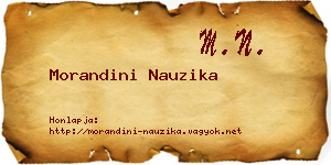 Morandini Nauzika névjegykártya